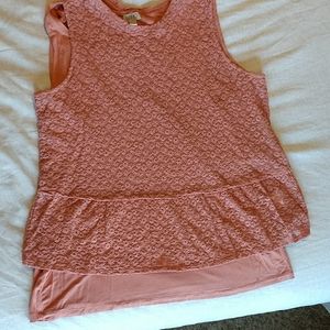 LOGO 2 tops in one in floral print